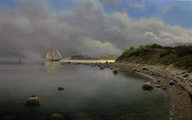 Joseph McGurl, The Coastal Realm, 2021
oil on canvas, 24 x 36 in. (61 x 91.4 cm)
JM211001