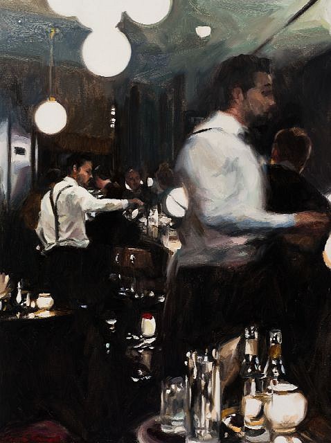 Paul Oxborough, Two Waiters, 2021
oil on linen, 32 x 24 in. (81.3 x 61 cm)
PO211011