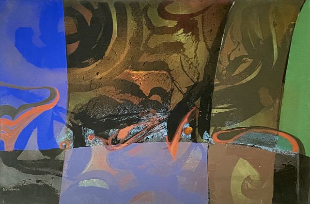Syd Solomon, Sentinel Seventy Six, 1976
Acrylic and aerosol enamel on canvas, 48 x 72 in. (121.9 x 182.9 cm)
SOL-00208