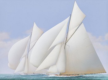 Richard Lane -&nbsp;Richard Lane Reliance and Shamrock III, 1903 America's Cup