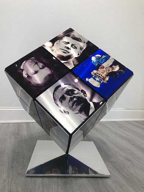 Kadir López, Rubik's Cube Blue
mixed media, 30 x 30 x 30 in. (76.2 x 76.2 x 76.2 cm)
KL220211