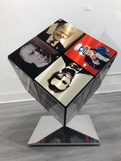 Kadir López, Rubik's Cube Red
mixed media, 30 x 30 x 30 in.
KL220233