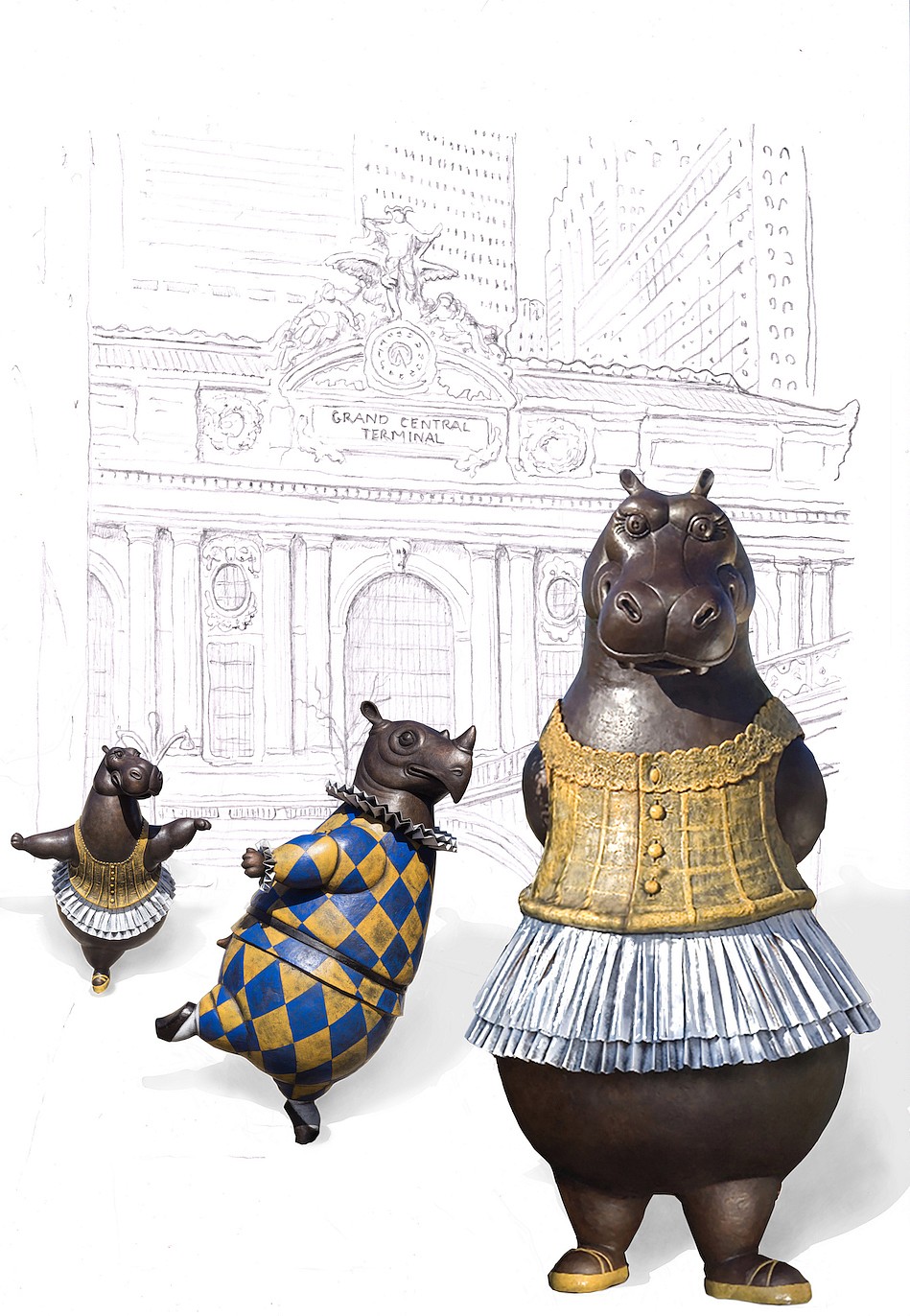 PRESS RELEASE: Hippo Ballerina Public Exhibition, May  2 - Dec 31, 2022