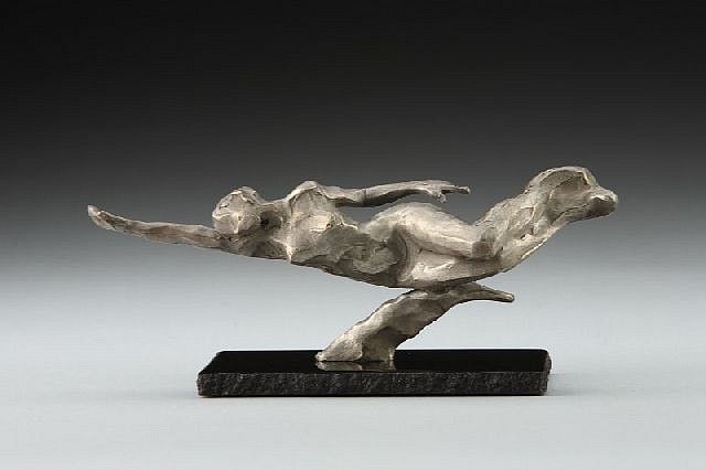 Jane DeDecker, Dreamer, Ed. 3/31, 2007
bronze, 3 1/2 x 9 1/2 x 2 1/2 in.
JDD220609
