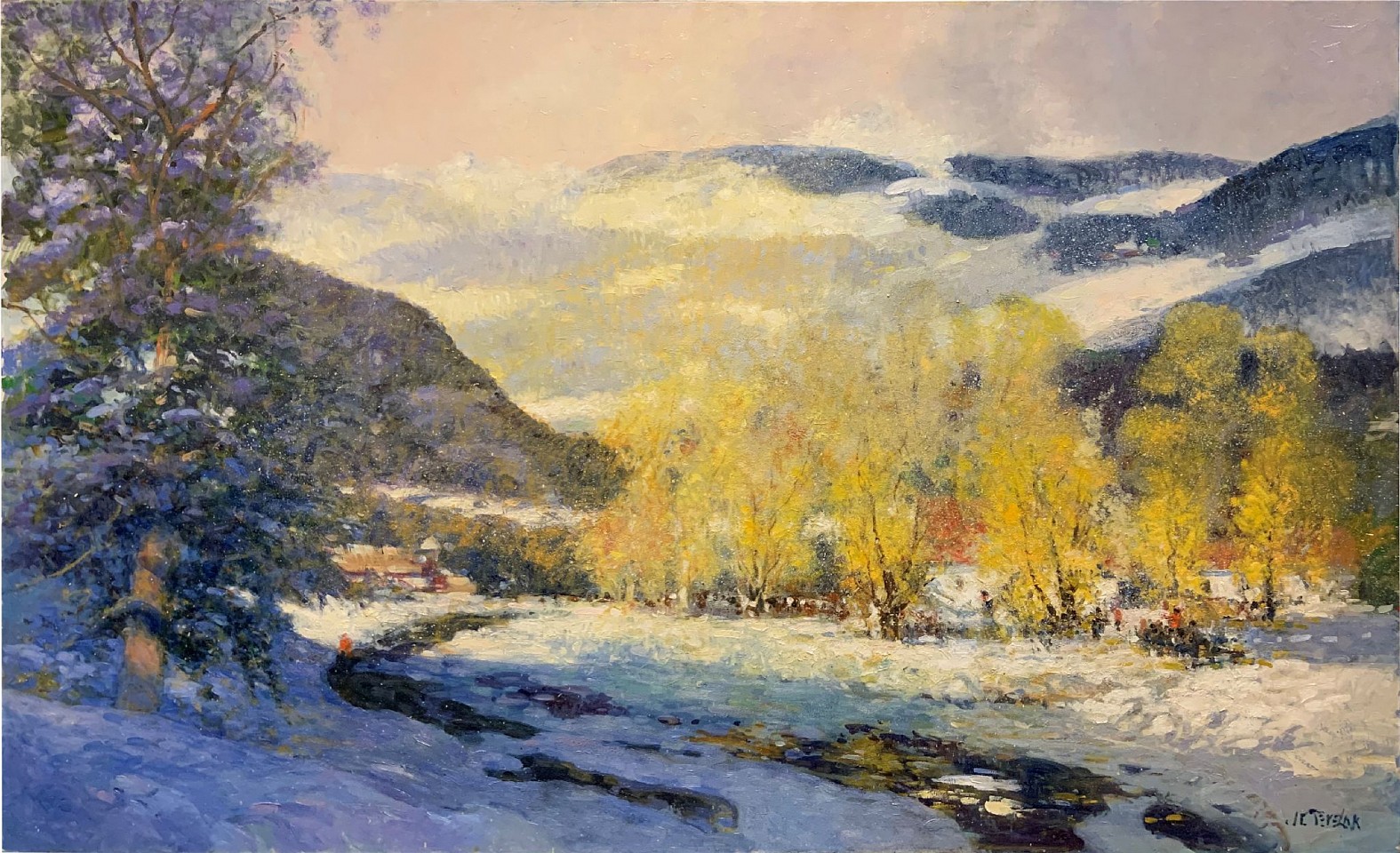 John Terelak, Winter Light, 2021
oil on canvas, 44 x 72 in. (111.8 x 182.9 cm)
JT211200