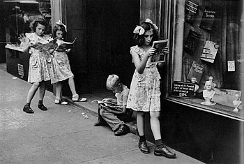 Work: Ruth Orkin Comic Book Readers