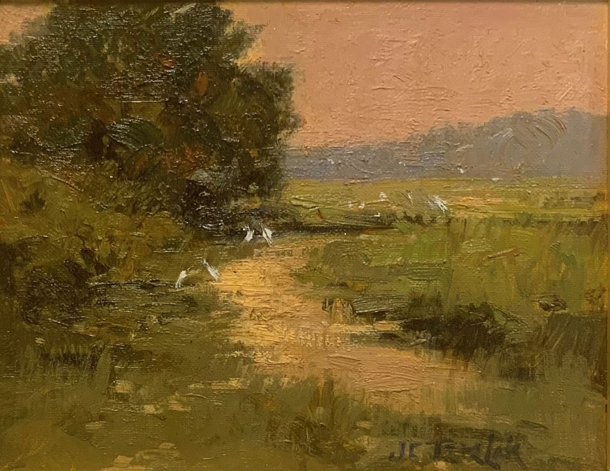 John Terelak, Egrets, 2003
oil on canvas, 8 x 10 in. (20.3 x 25.4 cm)
JT221104