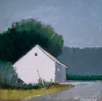 Work: Maureen Chatfield White Barn on Holmstead
