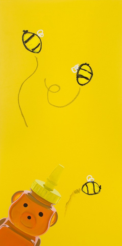 Adam S. Umbach, Buzzing Around, 2023
oil, enamel and oil stick on canvas, 72 x 36 in. (182.9 x 91.4 cm)
AU230306