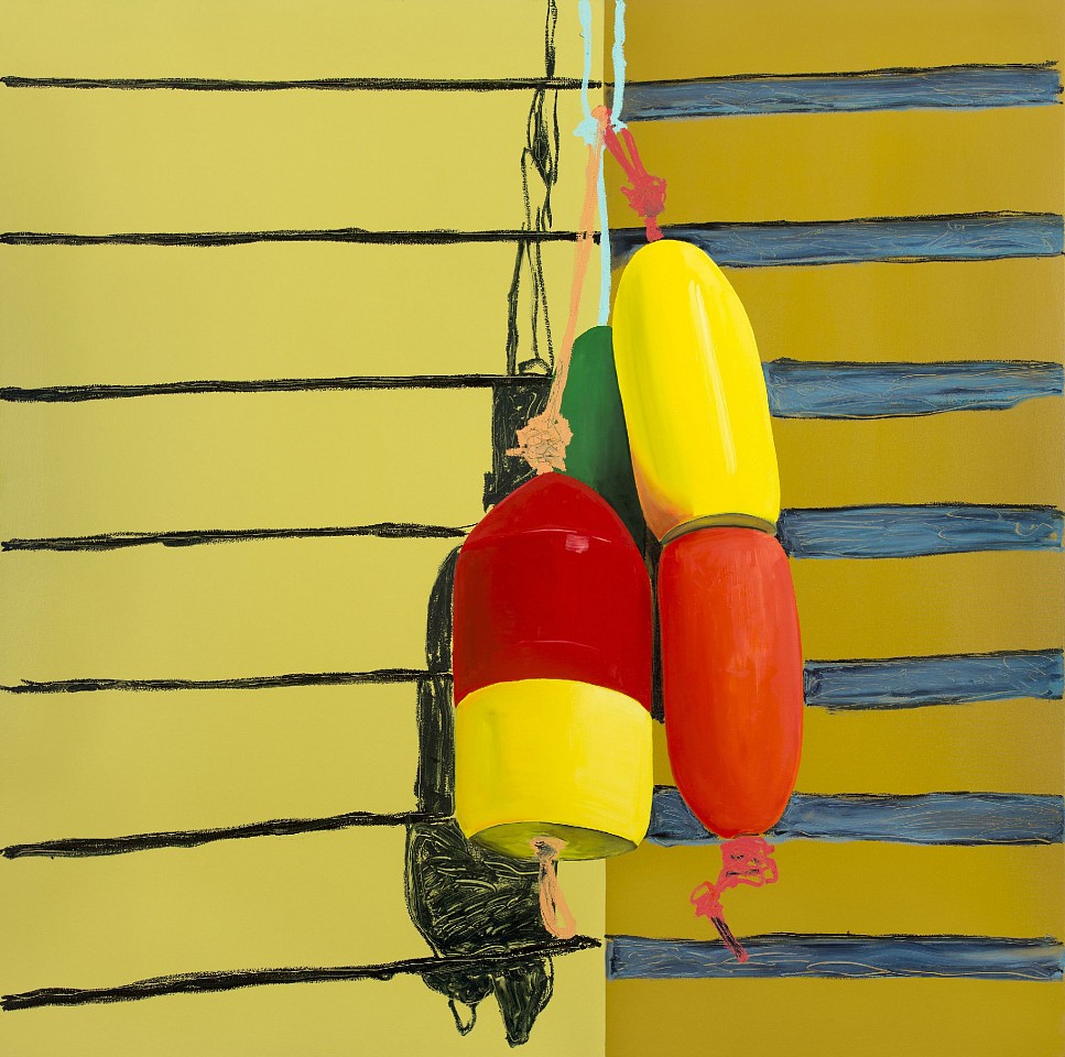 Adam S. Umbach, Golden Buoy, 2023
oil, enamel and oil stick on canvas, 74 x 74 in. (188 x 188 cm)
AU230308