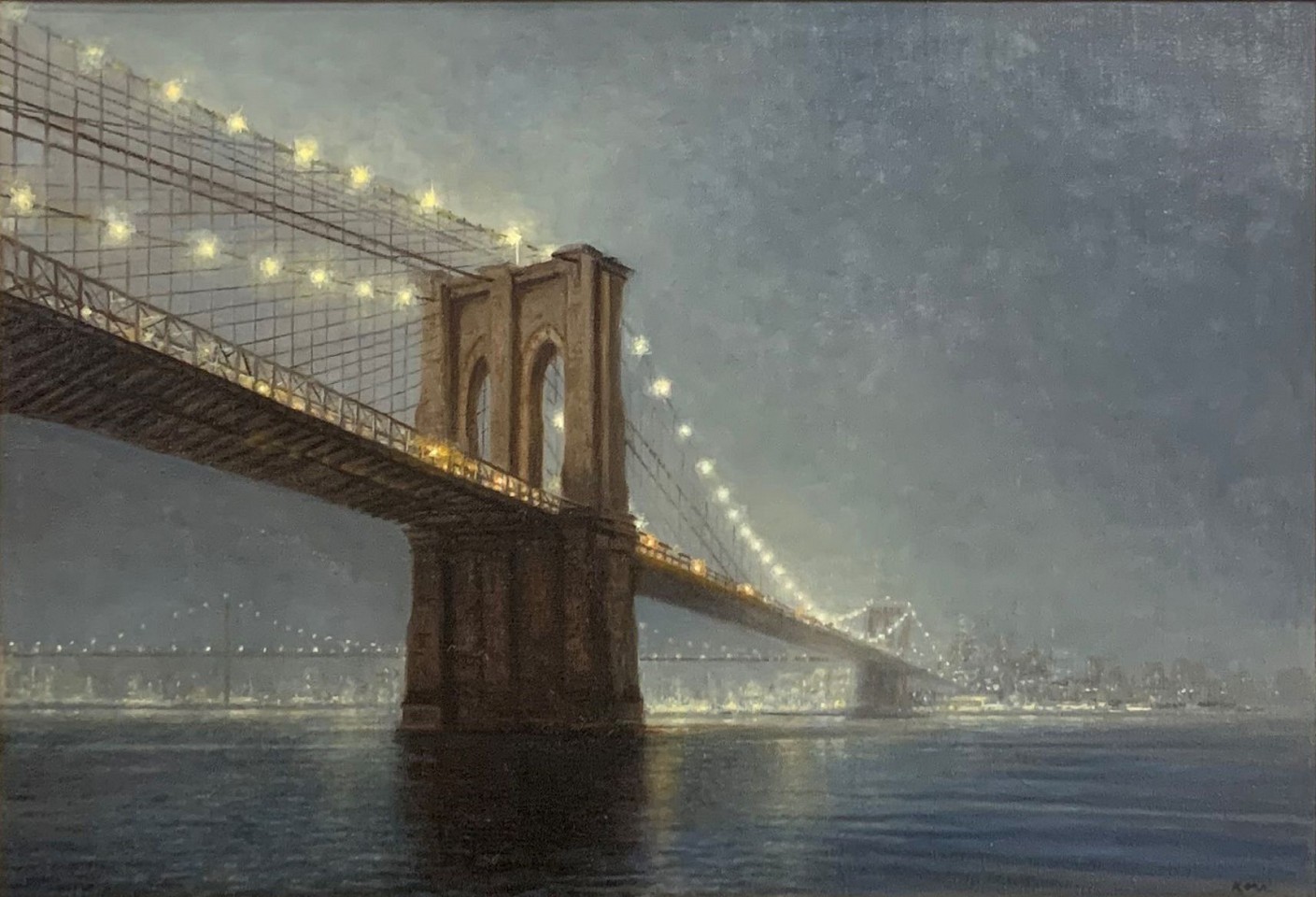 Marla Korr, Brooklyn Bridge, 2023
oil on linen, 18 x 26 in. (45.7 x 66 cm)
MK230506