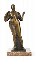 Gaston Lachaise, Female Figure (Standing Nude, Left Hand Raised), Ed. 4/11
1927, bronze with gold patina