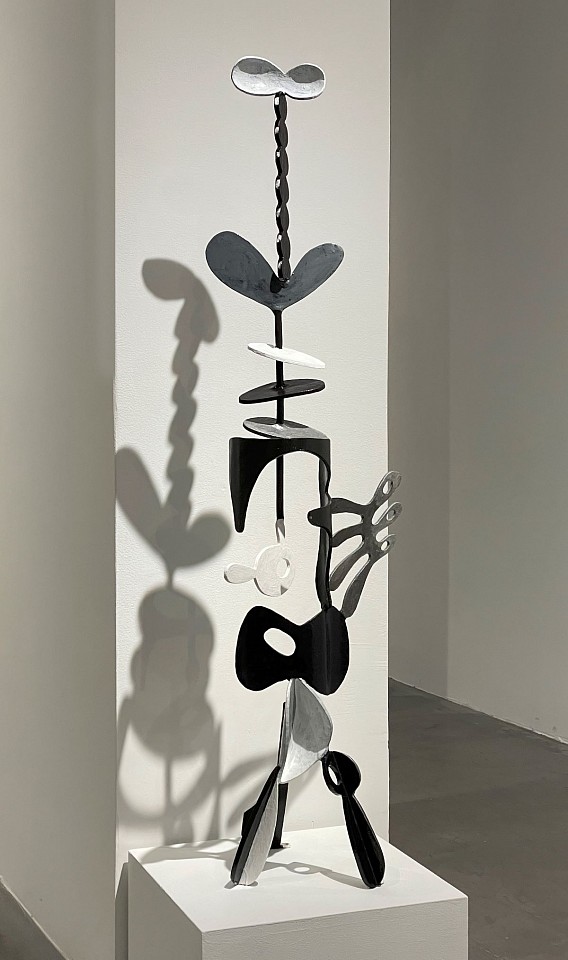 Peter Reginato, Black and White Vertical, 2001
Insl-tron on steel, 54 x 17 in. (137.2 x 43.2 cm)
PR3502
