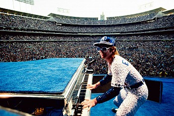 Terry O&#039;Neill - Terry O&#039;Neill Elton John at Dodger Stadium, Ed. of 50