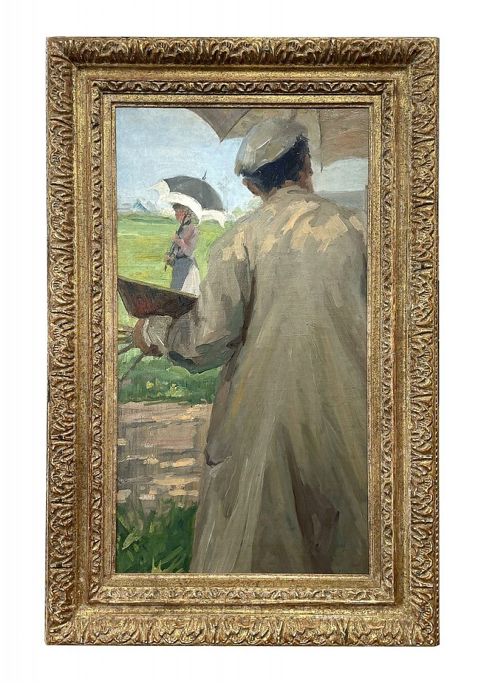 Martha Walter, Chase Sketching at Shinnecock, ca. 1895
oil on canvas, 23 1/2 x 12 1/2 in. (59.7 x 31.8 cm)
MW230601