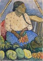 Diego Rivera, Woman Vegetable Vendor
1937, watercolor on rice paper