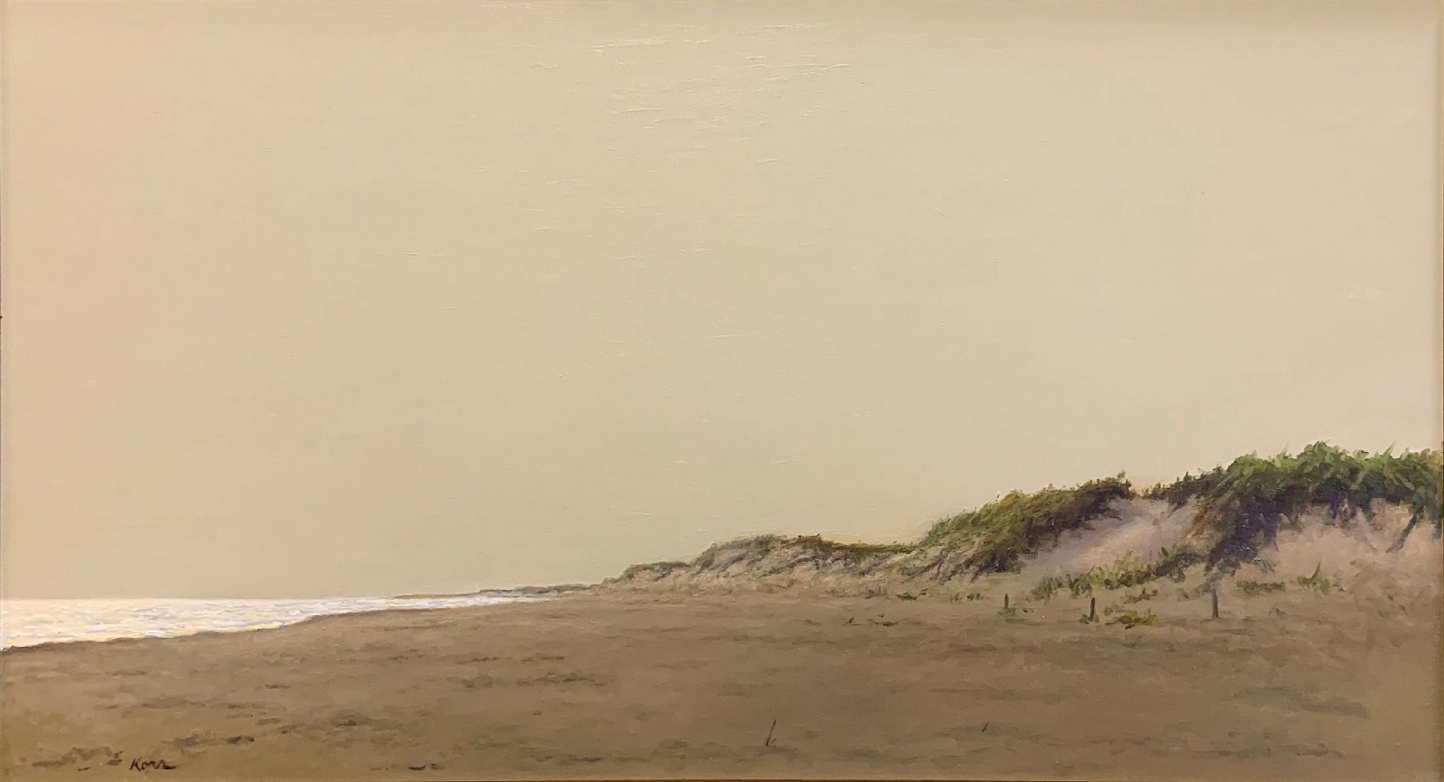 Marla Korr, Golden Sunset (Madaket Beach), 2023
oil on linen, 21 x 36 in. (53.3 x 91.4 cm)
MK230802