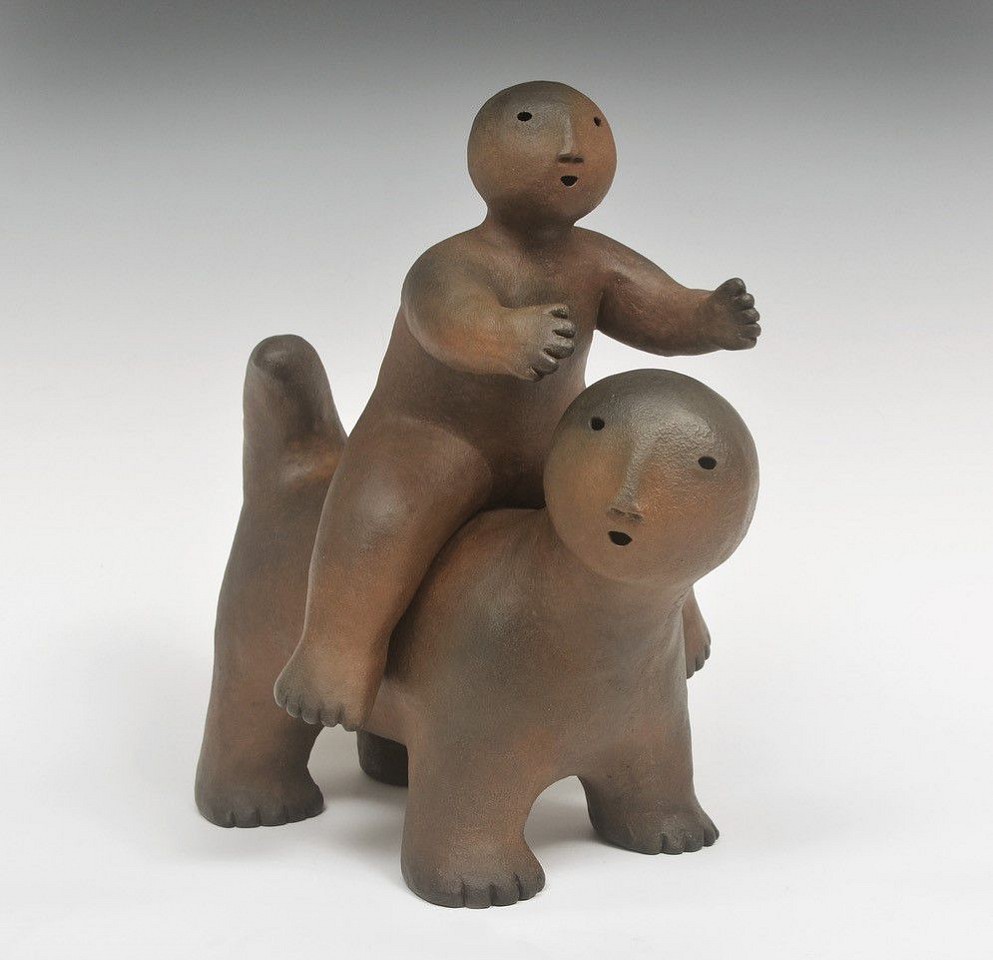 Joy Brown, Animal with Rider, maquette, Ed. of 8
bronze, 13 x 11 x 9 1/2 in. (33 x 27.9 x 24.1 cm)
JB230902