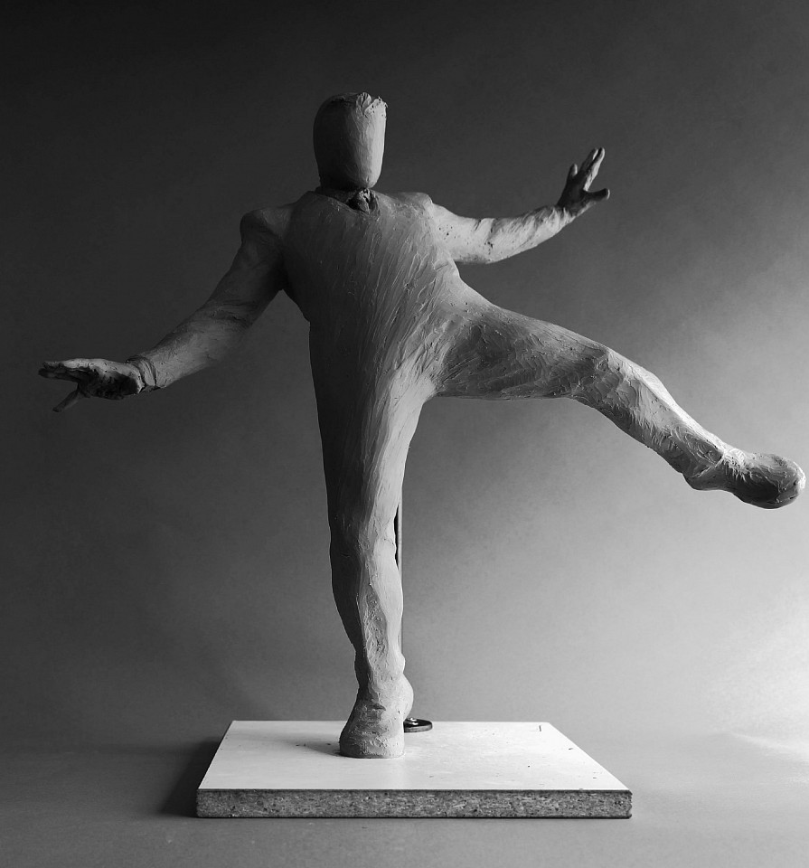 Jim Rennert, On Your Toes (clay to be cast in bronze), 2023
bronze and steel, 74 x 16 x 16 in. (188 x 40.6 x 40.6 cm)