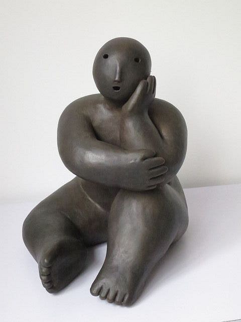 Joy Brown, Sitter with Head in Hand, Ed. 2/8, 2012
bronze, 14 1/2 x 11 x 13 in. (36.8 x 27.9 x 33 cm)
JB231104
