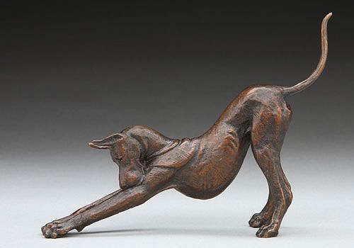 Louise Peterson, Downward Dog, Ed. 16/99, 2003
bronze, 4 1/2 x 6 x 1 1/2 in. (11.4 x 15.2 x 3.8 cm)
LP231203