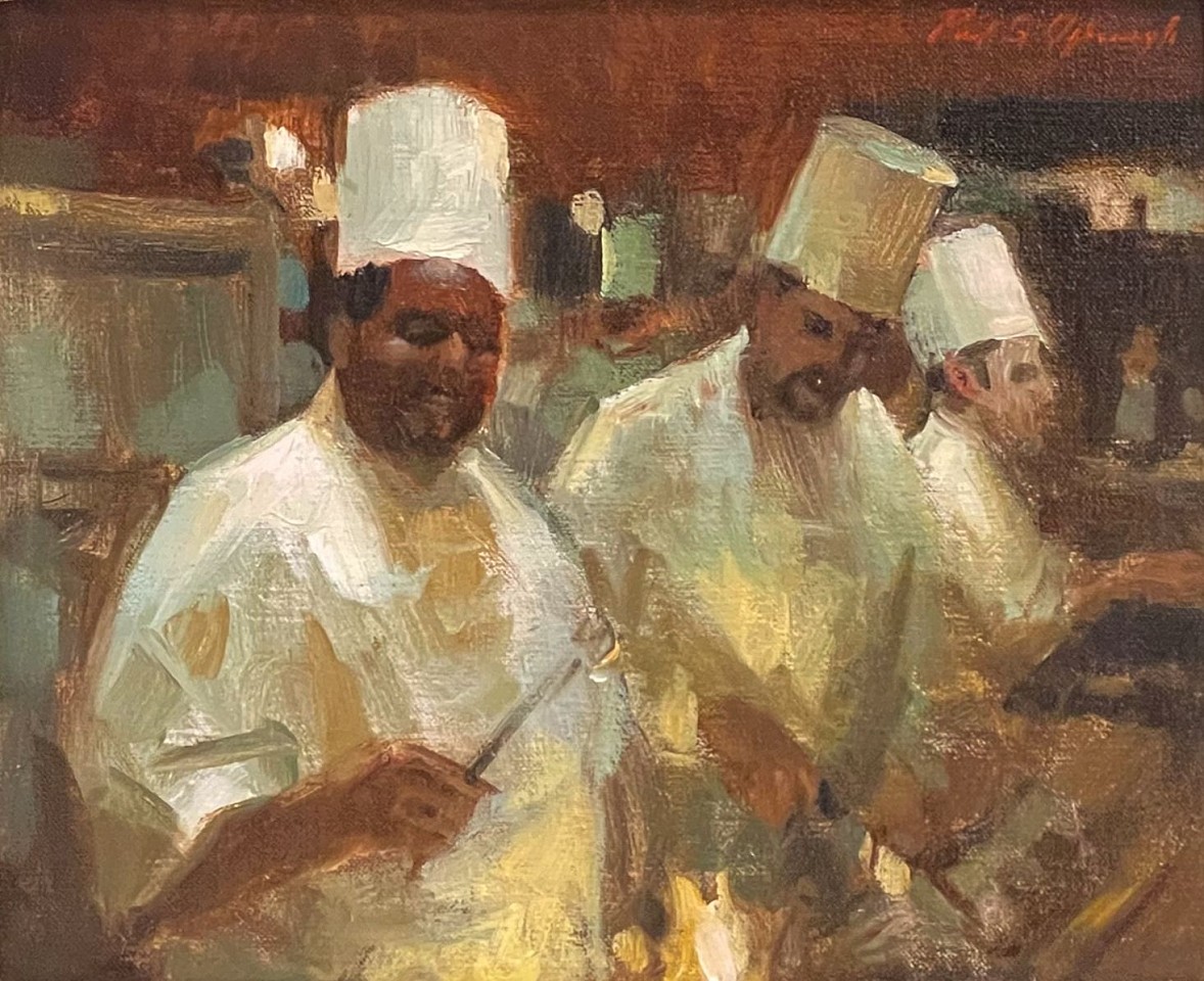 Paul G. Oxborough, Study for Jambalaya, Crawfish Pie and a File Gumbo
oil on linen on panel, 9 x 11 in. (22.9 x 27.9 cm)
PGO231203