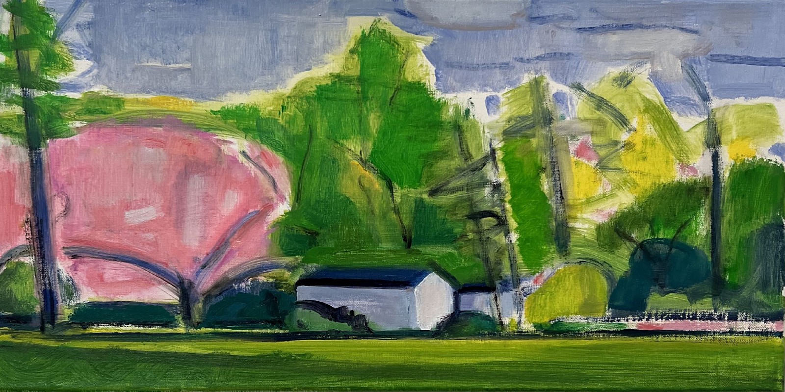 Elizabeth Higgins, Forgotten Landscape, 2023
oil on canvas, 10 x 20 in. (25.4 x 50.8 cm)
EH2312005