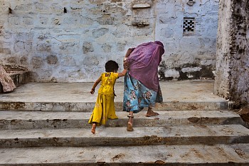 Work: Steve McCurry A Grandmother Takes Her Granddaughter Home, Ed. of 15