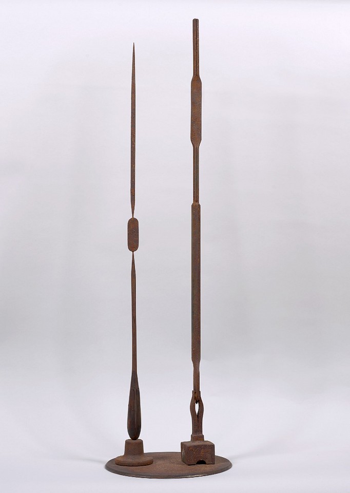 Beverly Pepper, Untitled
steel and wood, 40 1/4 x 11 1/4 x 11 1/4 in. (102.2 x 28.6 x 28.6 cm)
BP240101