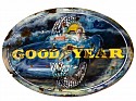 Kadir López, James Dean - Good Year
mixed media on vintage enamel sign