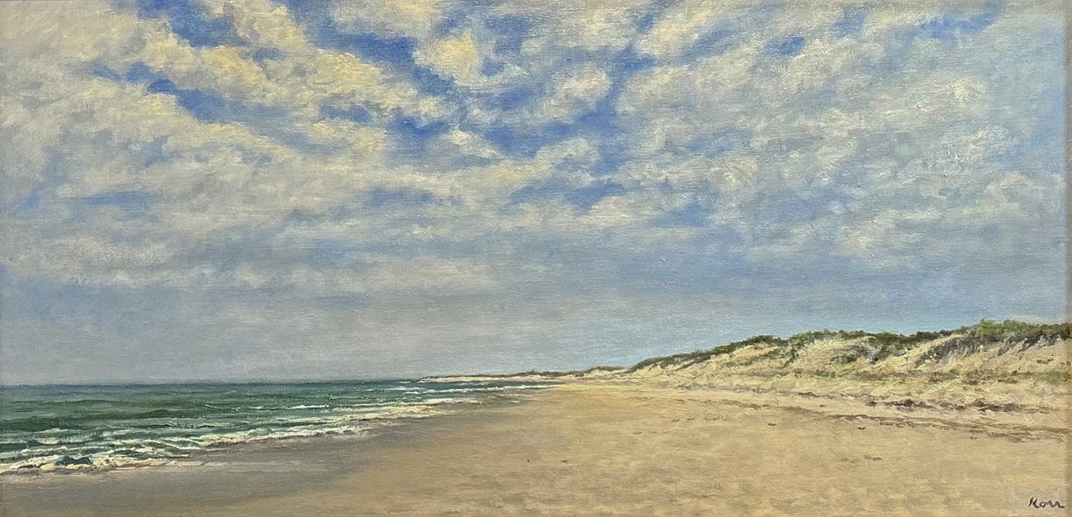 Marla Korr, Dune and Clouds
oil on linen, 12 x 24 in. (30.5 x 61 cm)
MK240407