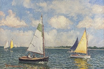 Work: Jan Pawlowski Catboats Sailing