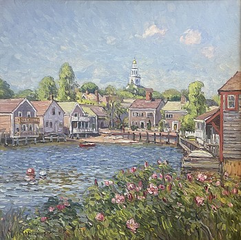 Work: Jan Pawlowski View of Easy Street with Roses