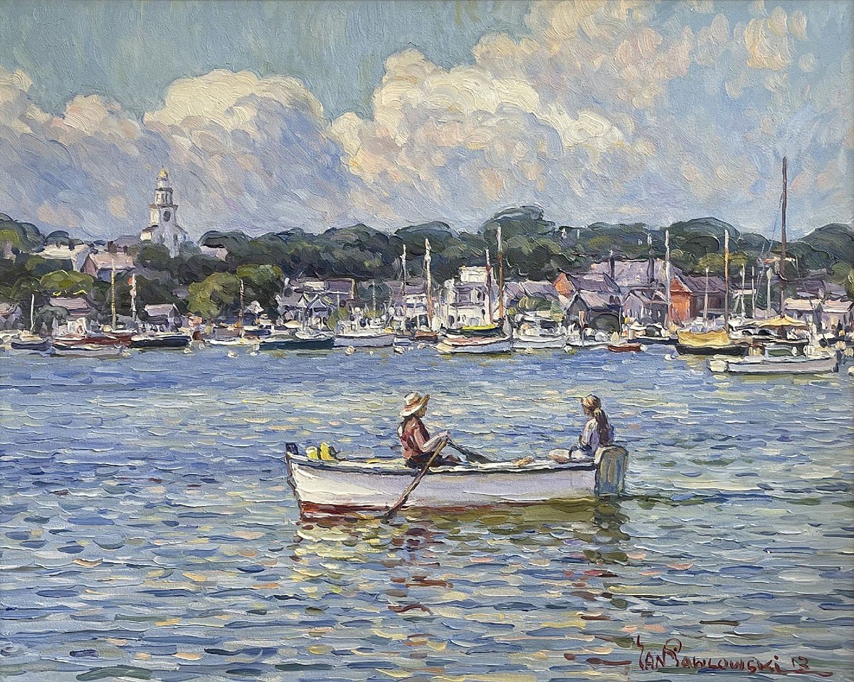 Jan Pawlowski, Enjoying the Harbor, 2013
oil on canvas, 24 x 30 in. (61 x 76.2 cm)
JP240401