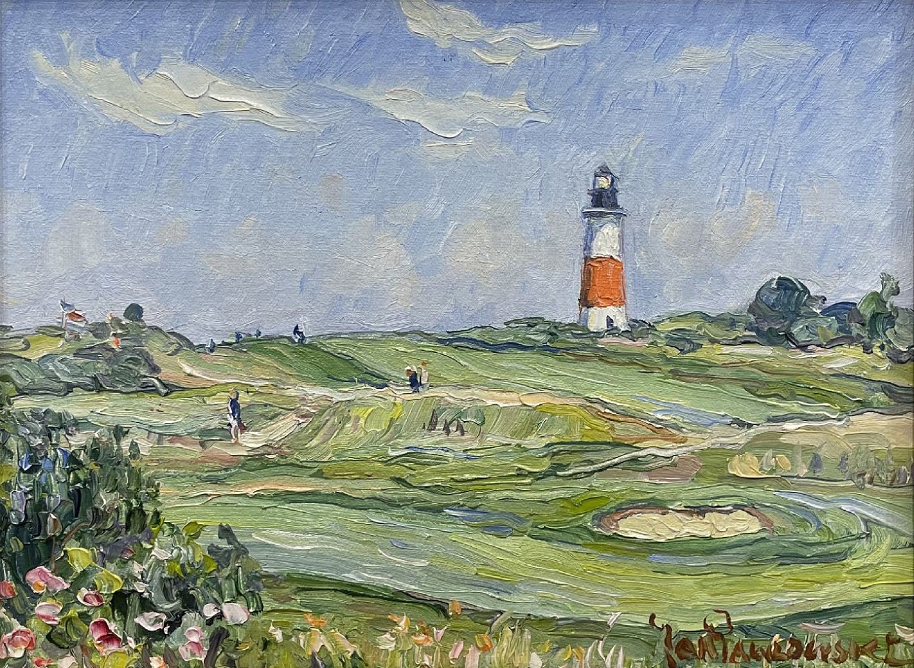 Jan Pawlowski, Golfing on Nantucket
oil on canvas, 9 x 12 in. (22.9 x 30.5 cm)
JP240405