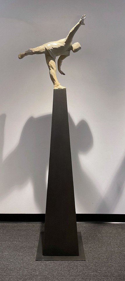 Jim Rennert, Winging It, 2023
bronze and steel, 76 x 16 x 16 in. (193 x 40.6 x 40.6 cm)