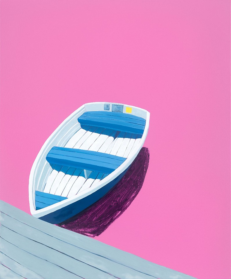 Adam S. Umbach, Blue Dinghy II, 2024
oil and acrylic on canvas, 36 x 30 in. (91.4 x 76.2 cm)
AU240604