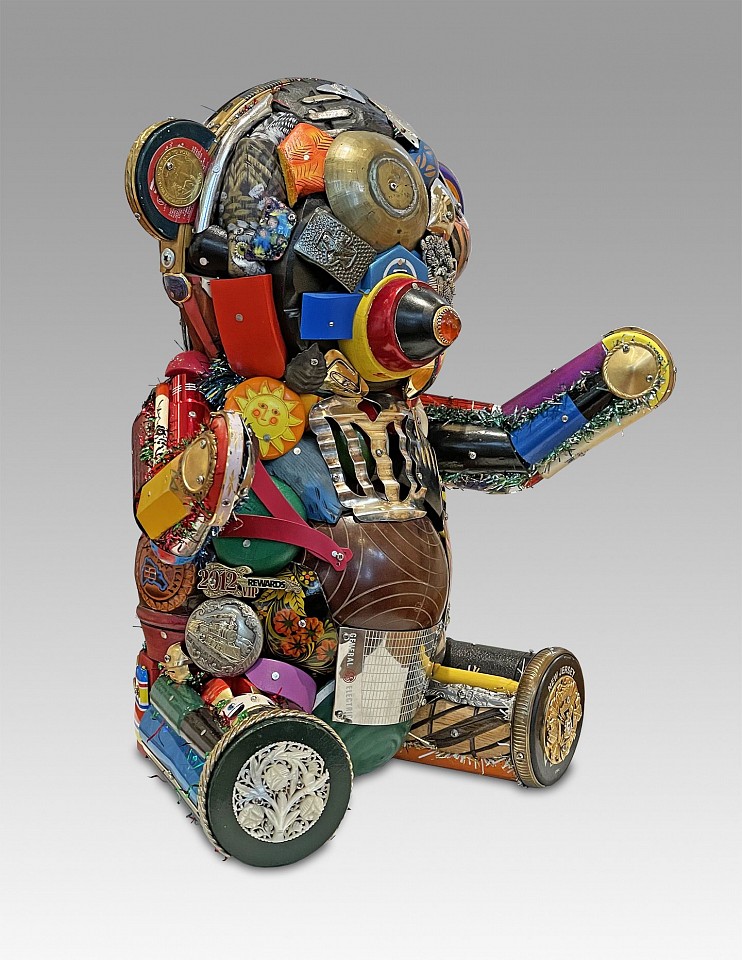 Leo Sewell, Bear, 2021
mixed media, 16 x 8 1/2 x 14 in. (40.6 x 21.6 x 35.6 cm)
LS210503