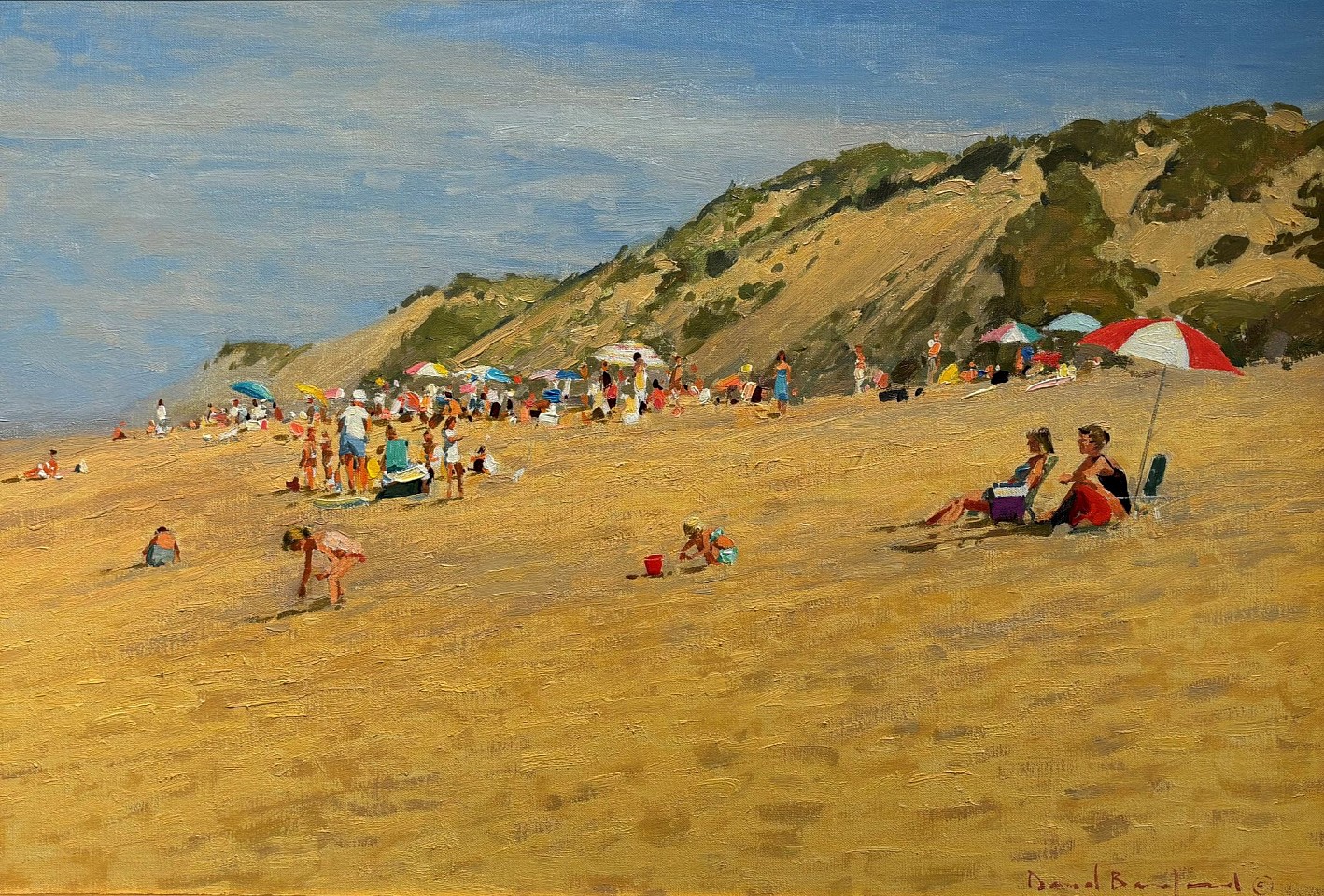 David Bareford, Beach Cliffs, c. 2002
oil on canvas, 20 x 30 in. (50.8 x 76.2 cm)
DB2102_