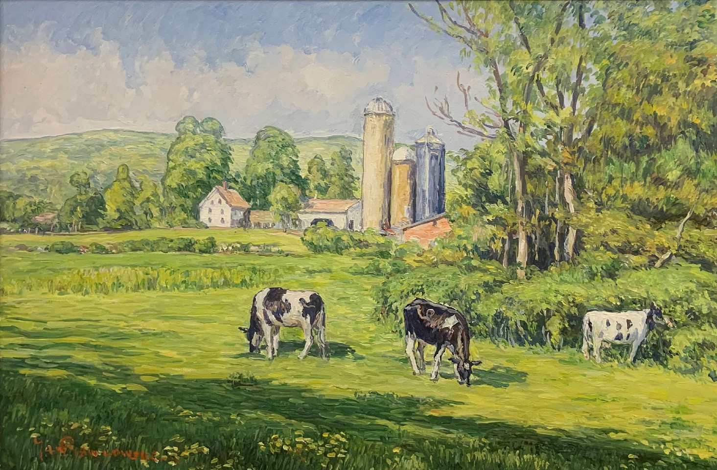 Jan Pawlowski, Connecticut Countryside, 2023
oil on canvas, 24 x 36 in. (61 x 91.4 cm)
JP240801