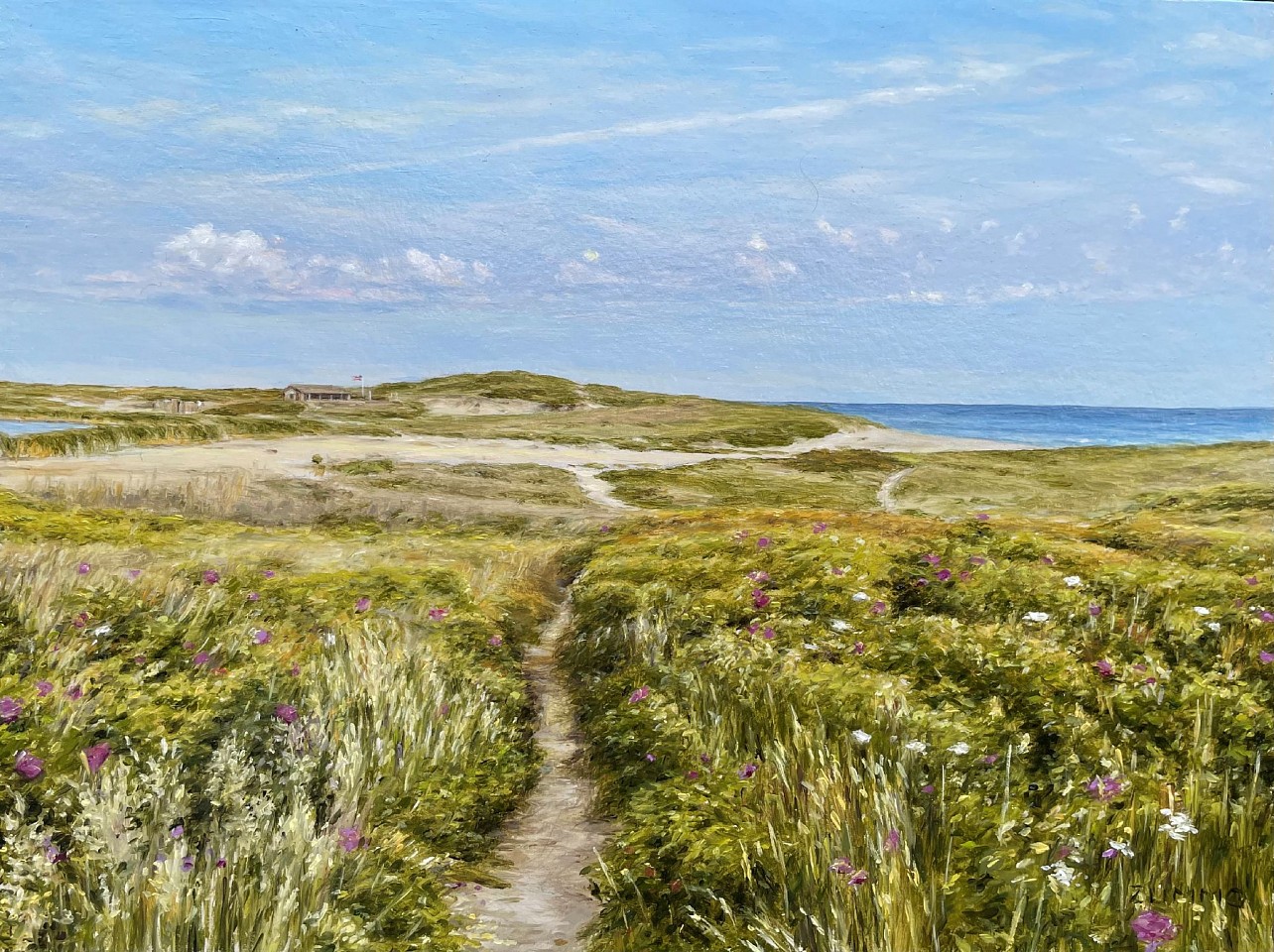 Lori Zummo, Miacomet Dunes, 2024
oil on panel, 9 x 12 in. (22.9 x 30.5 cm)
LZ240802