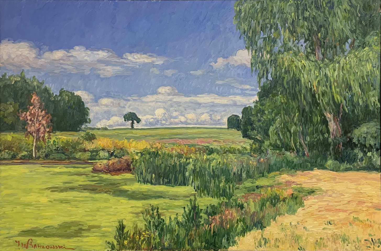 Jan Pawlowski, Summer by the Pond, 2023
oil on canvas, 24 x 36 in. (61 x 91.4 cm)
JP240802