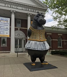 Bjorn Skaarup News & Events: Stamford hosts 15-foot-tall 'Hippo Ballerina' statue, May  9, 2023 - Amanda Cuda, Stamford Advocate