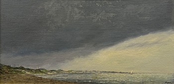 Marla Korr - Marla Korr Storm Over Steps Beach