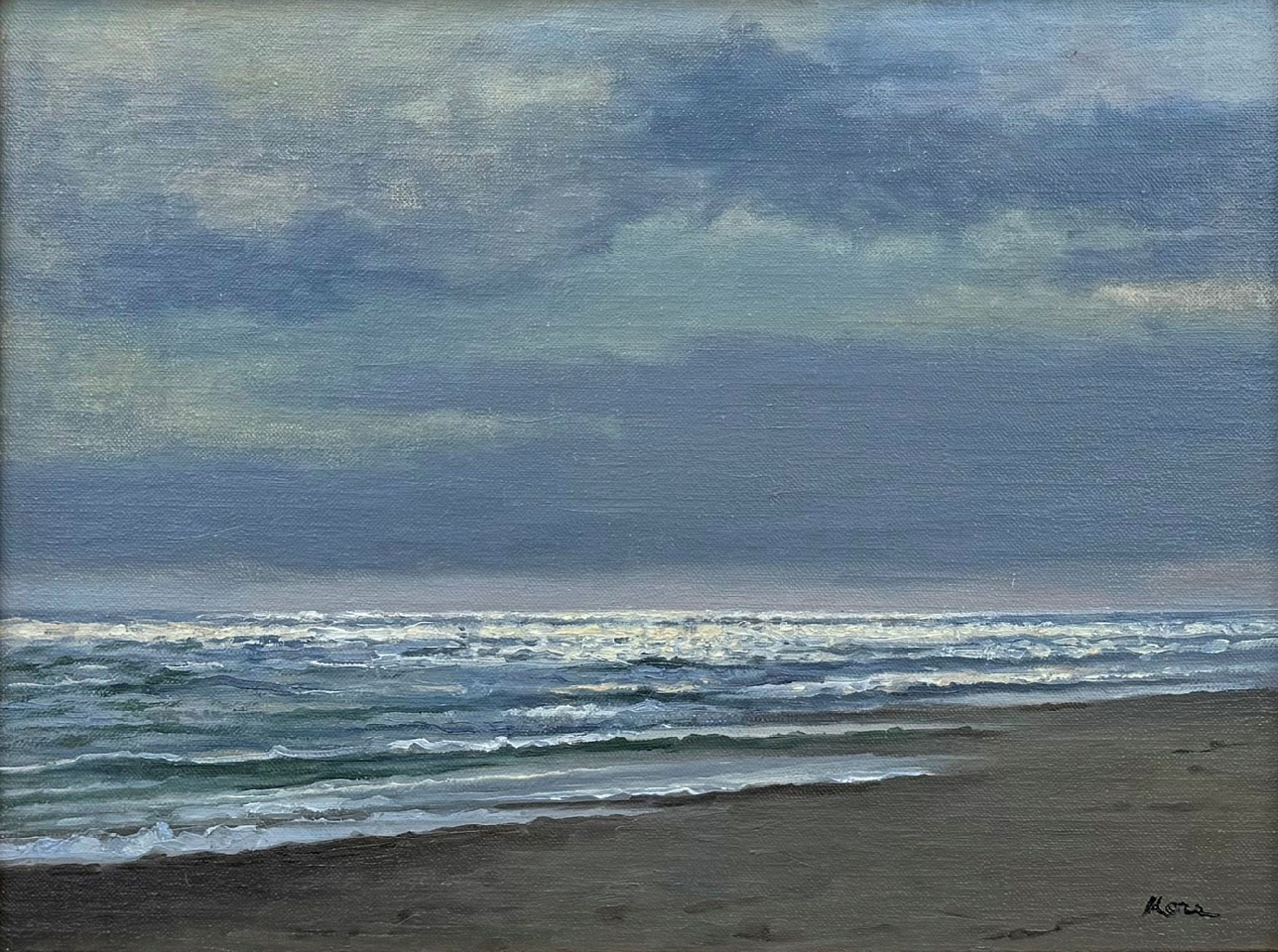 Marla Korr, Light on the Horizon, 2024
oil on linen, 11 x 14 in. (27.9 x 35.6 cm)
MK240801