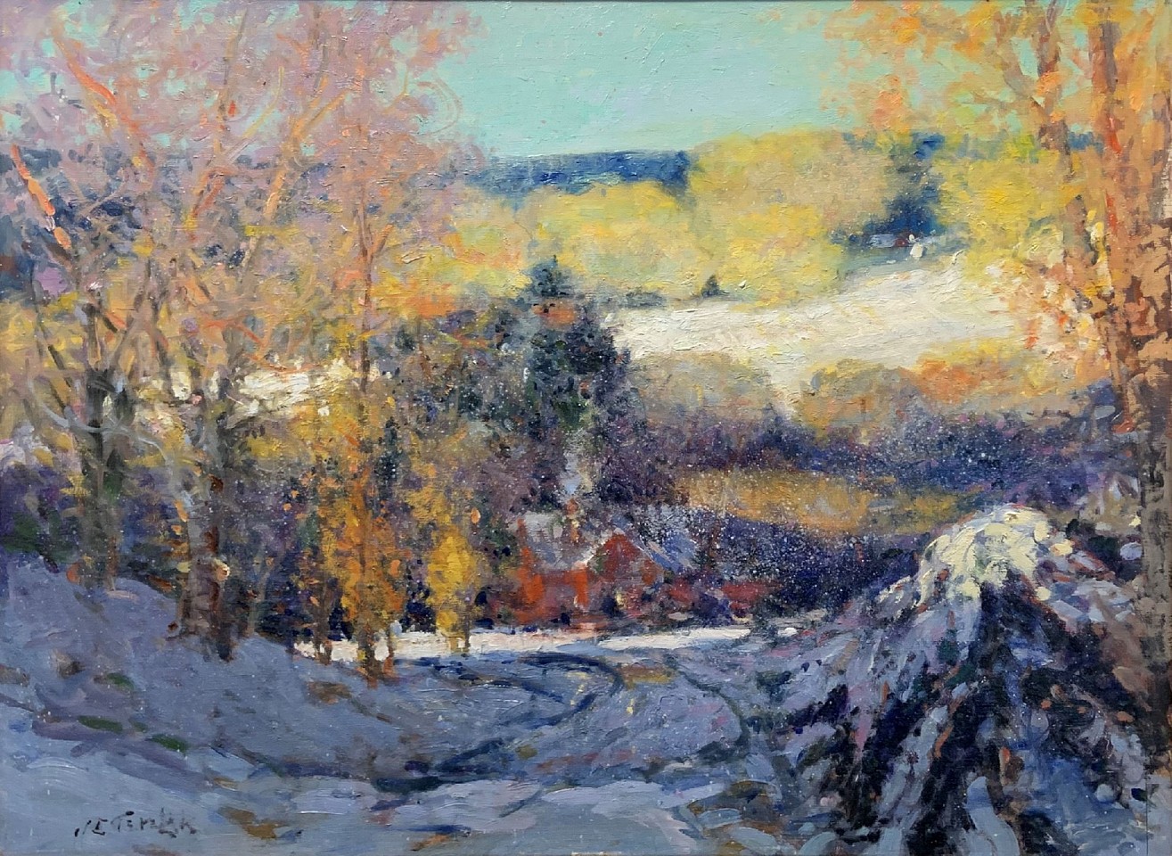 John Terelak, Early Snow, 2023
oil on canvas, 25 x 34 in. (63.5 x 86.4 cm)
JT230701