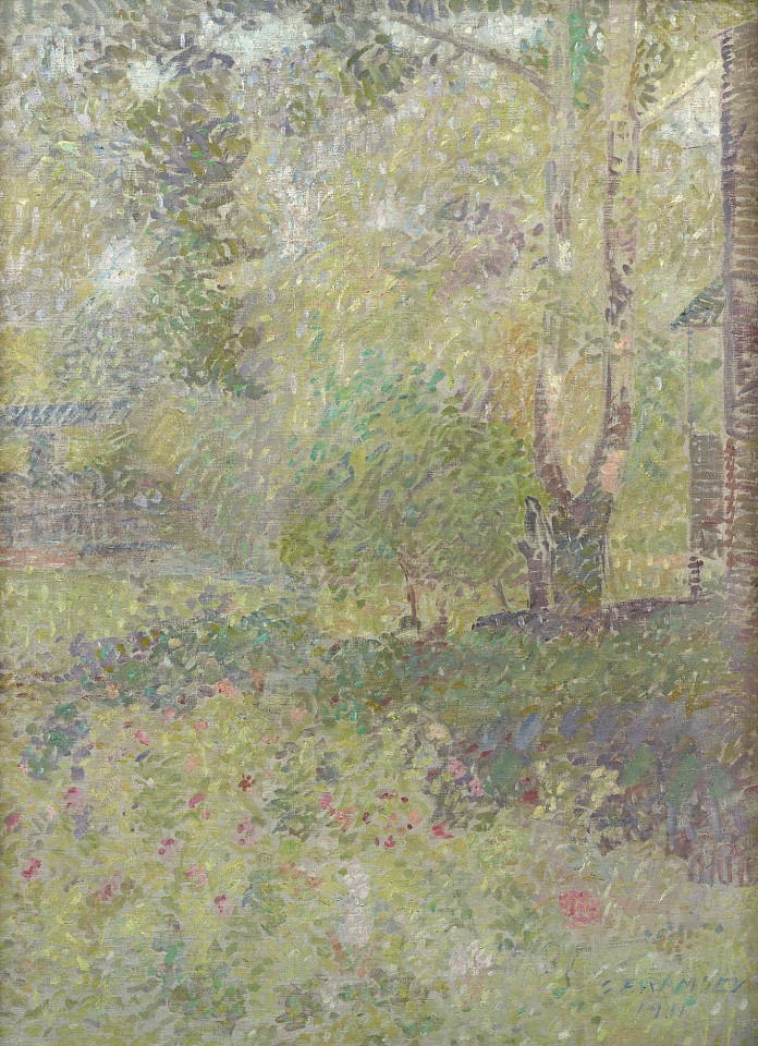 Charles Frederic Ramsey, Silk Mill Garden, 1911
oil on canvas, 40 x 30 in. (101.6 x 76.2 cm)
CFR241202