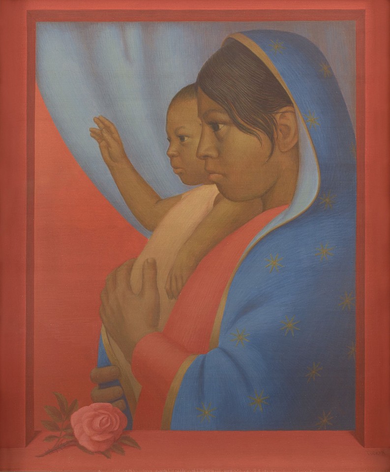 George Tooker, Mother and Child, 1982
egg tempera on gessoed panel, 22 x 18 in. (55.9 x 45.7 cm)
GT241201