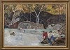 zorach ice pond framed hr