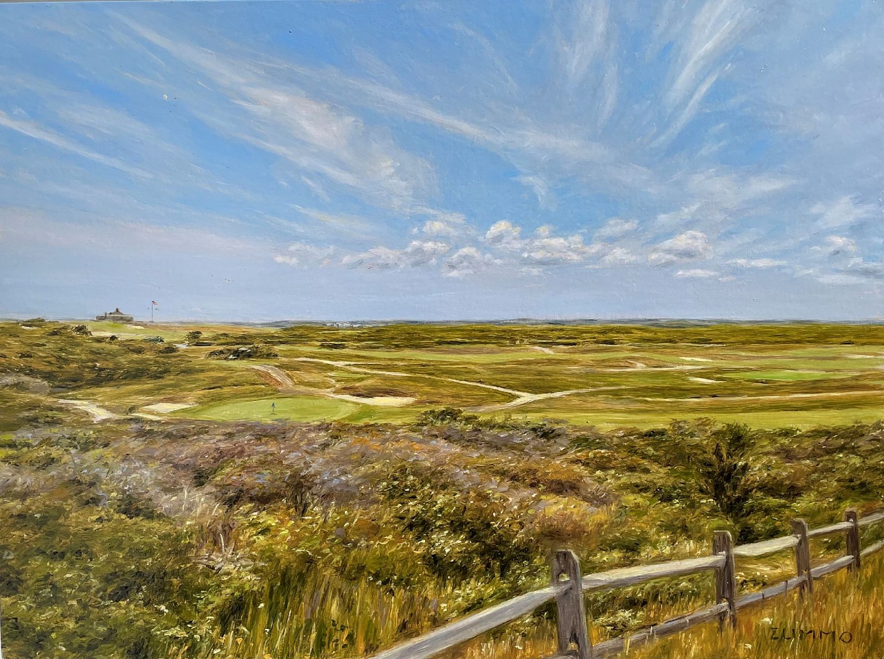 Lori Zummo, Sankaty Golf, 2024
oil on panel, 9 x 12 in. (22.9 x 30.5 cm)
LZ241001